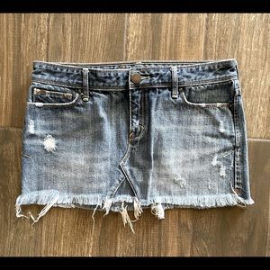 Vintage Abercrombie & Fitch denim skirt size 2
